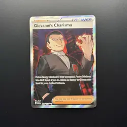 Giovanni's Charisma - 197/165 - 151 English Full Art Pokemon TCG NM - Image 1