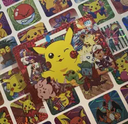 Pokemon Mew Rare Vintage Pocket Monsters Vending HOLO Prism Sticker 99 Nintendo - Image 1