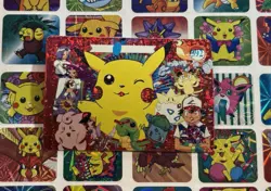 Pokemon Mew Rare Vintage Pocket Monsters Vending HOLO Prism Sticker 99 Nintendo - Image 3