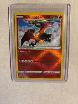 Pokemon TCG Radiant Charizard 020/159 Crown Zenith Holo NM - Image 1
