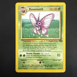 Vintage Pokemon Jungle Venomoth 29/64 Non-holo Rare Nm-Lp 1999 WotC - Image 1