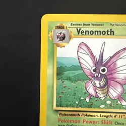 Vintage Pokemon Jungle Venomoth 29/64 Non-holo Rare Nm-Lp 1999 WotC - Image 2