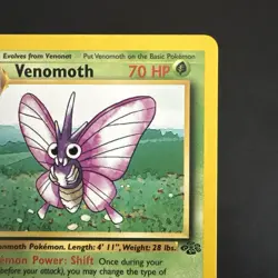 Vintage Pokemon Jungle Venomoth 29/64 Non-holo Rare Nm-Lp 1999 WotC - Image 3