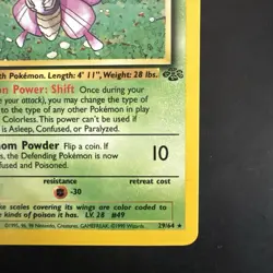 Vintage Pokemon Jungle Venomoth 29/64 Non-holo Rare Nm-Lp 1999 WotC - Image 4