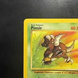 Pokemon Vintage Non-Holo Rare Pinsir Jungle Set 25/64 WotC 1999 - Image 2