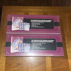 LOT OF (2) 2025 POKEMON TCG HOLIDAY ADVENT CALENDAR BOX NEW SEALED CHRISTMAS - Image 3