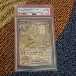 2023 Pokemon Scarlet & Violet 151 SIR Alakazam ex #201 PSA 10 Gem Mint - Image 3