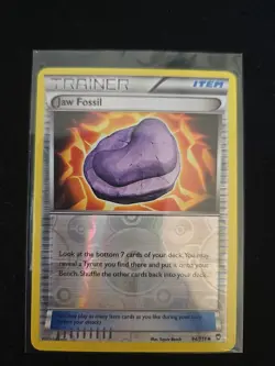Pokemon Jaw Fossil 94/111 XY - Furious Fists Reverse Holo - Image 1