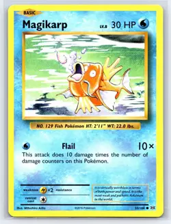 2016 Pokemon TCG - XY Evolutions - Regular Magikarp 33/108 - Image 1