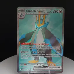 Empoleon EX Ultra Rare Holo Full Art Pokemon 114/094 Phantasmal Flames HP 320 - Image 2