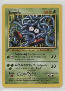 Tangela Dutch 1st Ed. Pokemon Base Set #66 1999 - Image 1