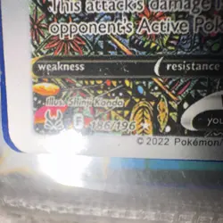Pokemon TCG Giratina V Ultra Rare Full Art Holo Lost Origin 186/196 220 HP Kanda - Image 2