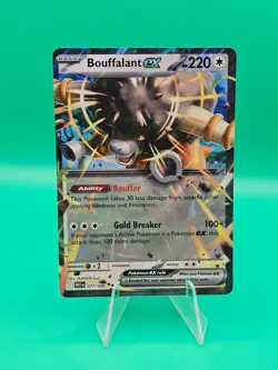 Pokemon TCG SV White Flare - 077/086 Bouffalant ex - Full Art Double Rare Holo - Image 1