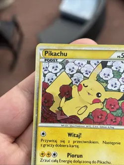 Pokemon Pikachu 2010 World Collection PW Promo TCG Holo Rare Wow - Image 2