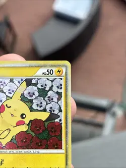 Pokemon Pikachu 2010 World Collection PW Promo TCG Holo Rare Wow - Image 3