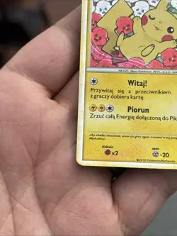 Pokemon Pikachu 2010 World Collection PW Promo TCG Holo Rare Wow - Image 5