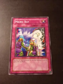 Yu-Gi-Oh! Micro Ray Common Trap Card AST-047 LP - Image 1