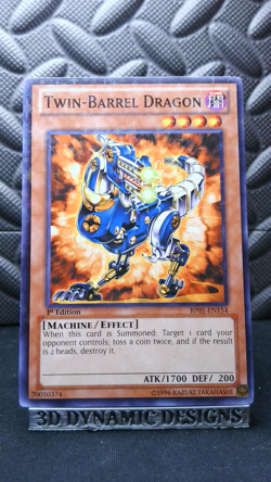| Yugioh Twin-Barrel Dragon BP01-EN154 Starfoil Rare Battle Pack Epic Dawn NM | - Image 1