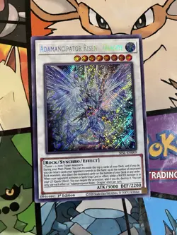 Yugioh Adamancipator Risen - Dragite SESL-EN009 Secret Rare 1st Ed NM - Image 2