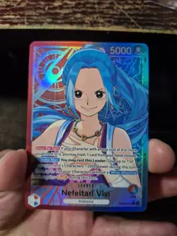 One Piece EB03 English Alt Art Leader Nefeltari Vivi EB03-001 MINT - Image 3