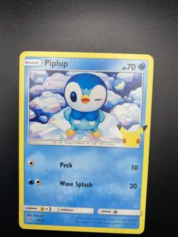Piplup 20/25 mcdonalds promo pokemon card non holo - Image 3