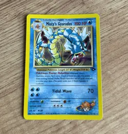 Pokemon TCG Gyarados Holo Card Misty's Gyarados 13/132 Gym Challenge NM - Image 1