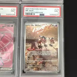 lot of 4 GRADED pokemon Cards All PSA 9 - Image 5