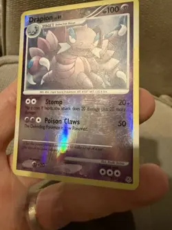 Pokemon Card Drapion Diamond & Pearl Reverse Holo Rare 23/130 - Image 3