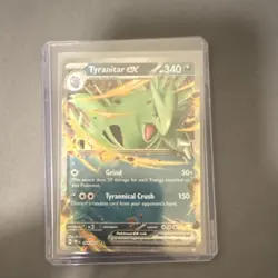 Pokemon Tyranitar EX 064/131 Prismatic Evolutions 340 HP Holo Double Rare Card - Image 1