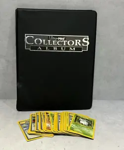 Pokemon Trading Card Lot Binder & Loose Some Vintage - Image 1