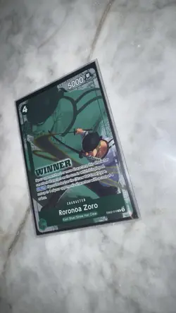 Roronoa Zoro (Winner Pack 2025 Vol. 3) EB02-019 One Piece Promotion Cards Foil - Image 2