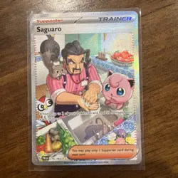 Pokemon Saguaro Holo TCG Card 270/193 Sv02: Paldea Evolved - Image 1