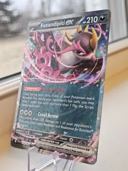 Fezandipiti EX 038/064 Sv: Shrouded Fable Holo Double Rare Pokemon Card NM/MINT - Image 2