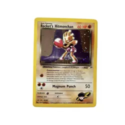 Rocket's Hitmonchan - 11/132 - Pokemon Gym Heroes 1st Edition Holo Rare Card NM - Image 1