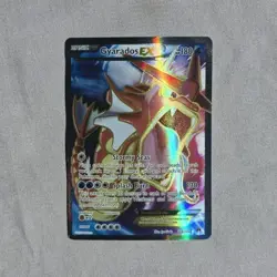 Pokemon TCG Gyarados EX full art ultra rare (114/122) Breakpoint holo card - Image 1