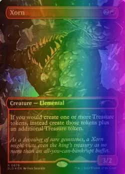 MTG Magic the Gathering Xorn (876/3004) Secret Lair Drop Series NM FOIL - Image 1