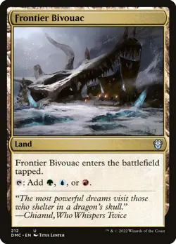 MTG Frontier Bivouac (212/265) Dominaria United Commander LP - Image 1