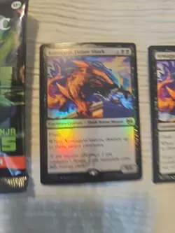 MTG Armaggon, Future Shark (Extended Art) TMNT Foil And Regular Lot Of 2 - Image 3