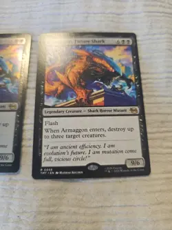 MTG Armaggon, Future Shark (Extended Art) TMNT Foil And Regular Lot Of 2 - Image 5