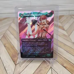 MTG Vanille, Cheerful l'Cie #0537 SURGE FOIL BORDERLESS Final Fantasy REVERSIBLE - Image 1