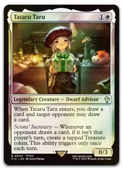 Tataru Taru (Surge Foil) #30 (NM) Final Fantasy FIC Magic MTG - Image 1