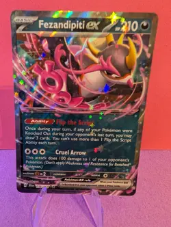 Pokemon Fezandipiti EX 038/064 Holo Double Rare Basic HP 210 Sv: Shrouded Fable - Image 1