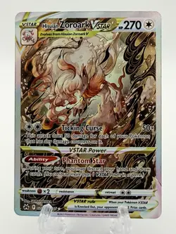 2023 Pokemon Crown Zenith Hisuian Zoroark Vstar Full Art #GG56/GG70 - Image 1