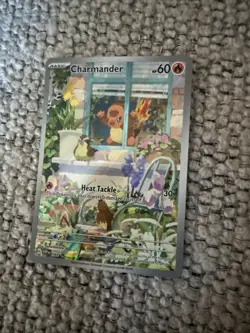 Full Art Charmander Pokemon Card - Image 1