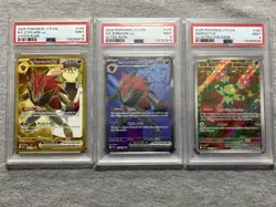 2025 Pokemon Scarlet & Violet Journey Together PSA 9 Card Lot - Image 1