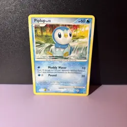 Pokemon TCG Piplup 85/127 Platinum Regular Common LP Condition - Image 1