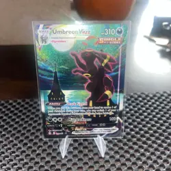 FA FULL ART UMBREON Vmax 2021 POKEMON SWSH EVOLVING SKIES SECRET #215/203 - Image 1