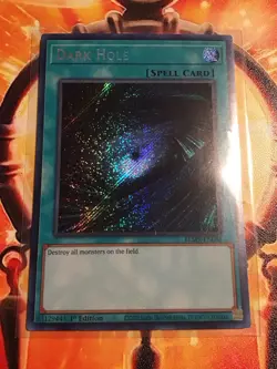Yugioh! TCG Battles of Legend: Monstrous Revenge Dark Hole SR Lot Read - Image 1