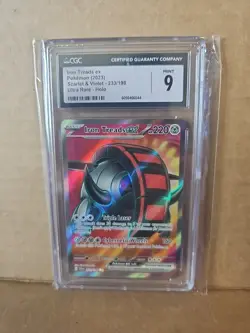 Pokemon Iron Treads ex Holo #233/198 Scarlet & Violet 2023 - CGC 9 Mint - Image 1