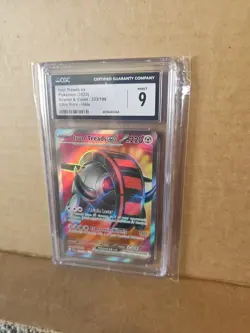 Pokemon Iron Treads ex Holo #233/198 Scarlet & Violet 2023 - CGC 9 Mint - Image 3